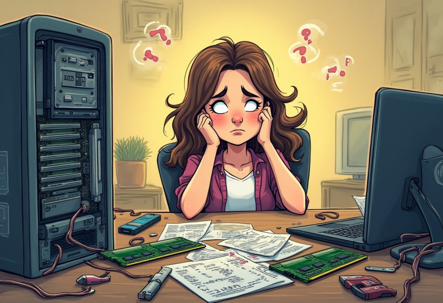 Chaos and Comedy in DIY Computer Upgrades